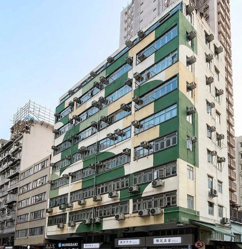 上海街339號外牆翻新工程將近完成