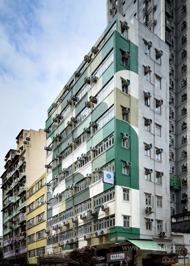 上海街339號外牆翻新工程已經完成